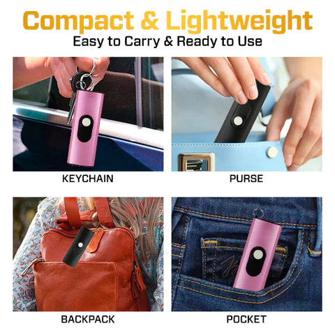 2 IN 1 PocketGuard 50M Stun USB Keychain marnetic