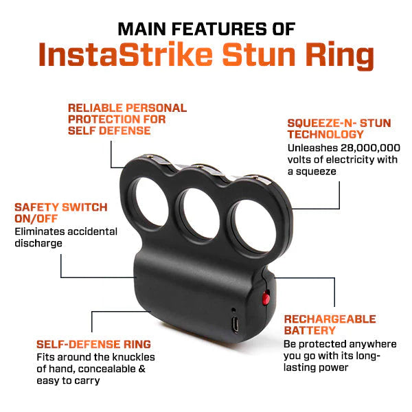 PunchGuard InstaStrike Shock Ring marnetic