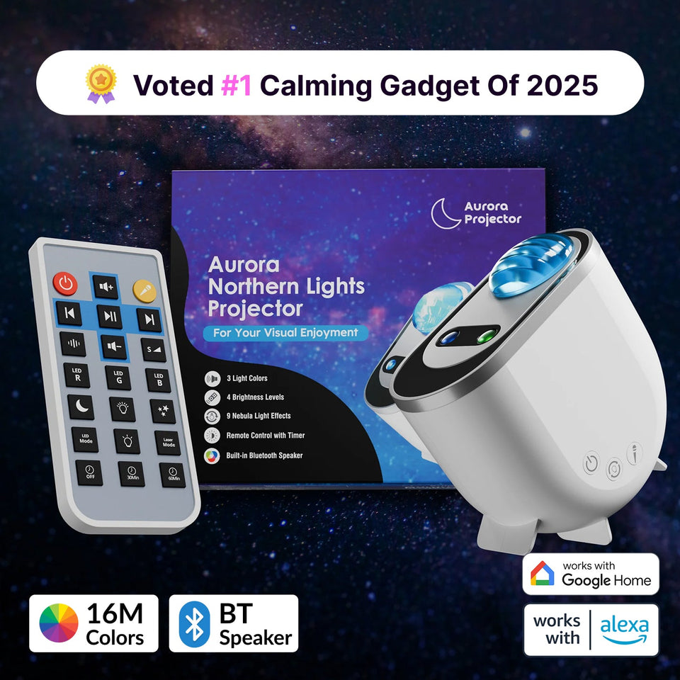 CosmoGlow - Northern Lights Projector for Stress Relief & Mood Lighting