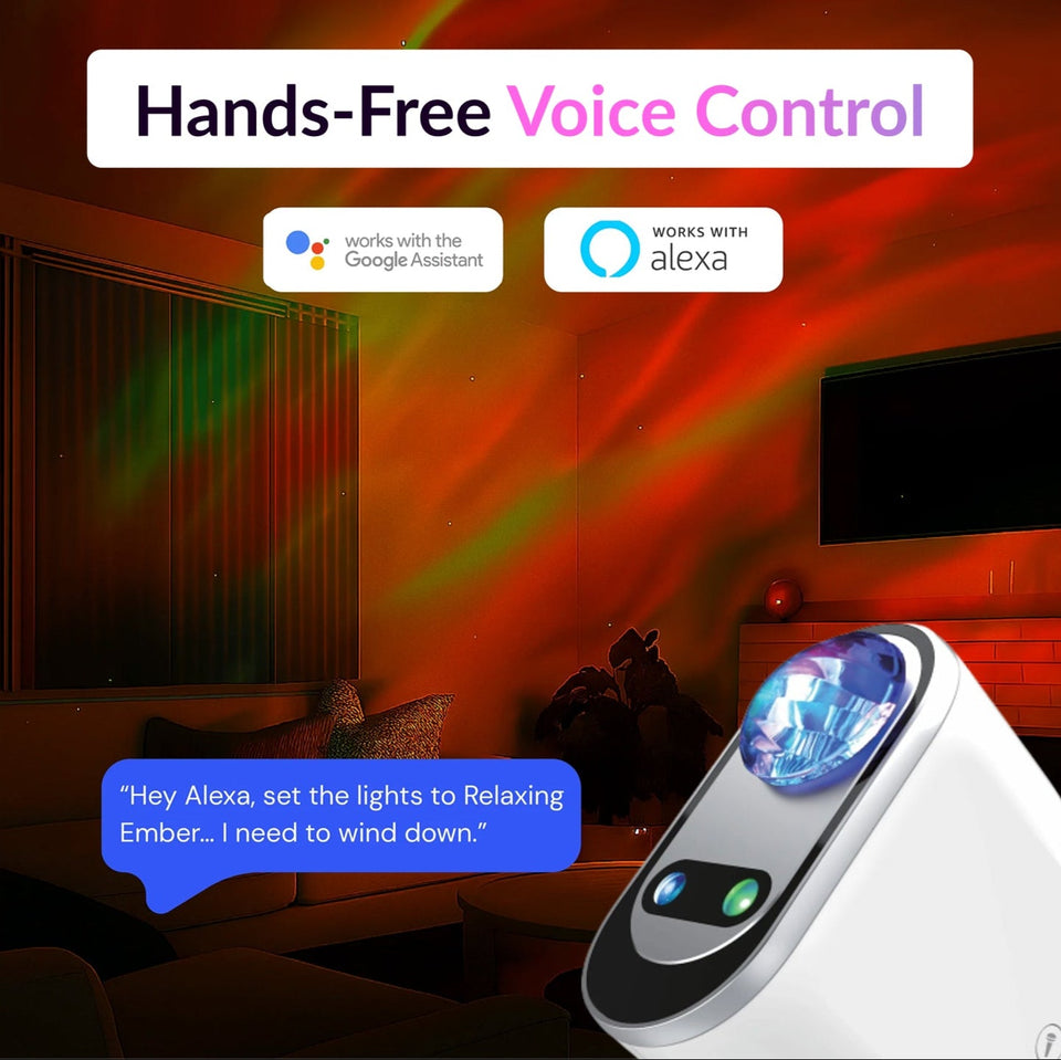 CosmoGlow - Northern Lights Projector for Stress Relief & Mood Lighting