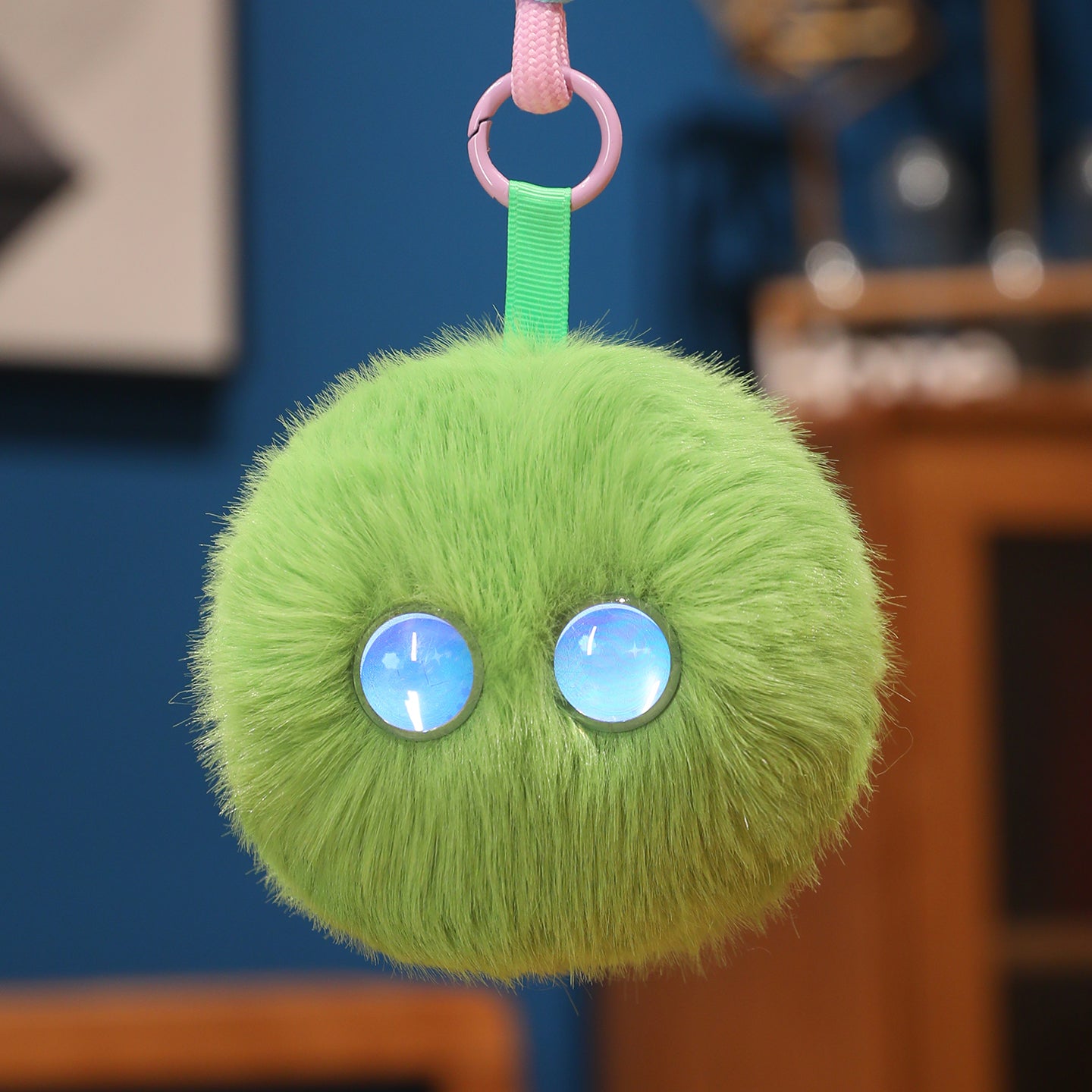 AI Plush Buddy: Smart Talking Desk & Bag Companion with Glowing Eyes-ChicWoo