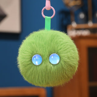 AI Plush Buddy: Smart Talking Desk & Bag Companion with Glowing Eyes-ChicWoo