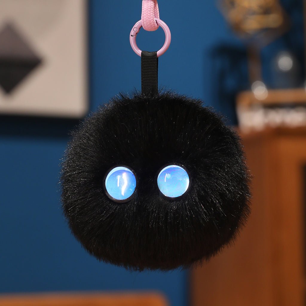 AI Plush Buddy: Smart Talking Desk & Bag Companion with Glowing Eyes-ChicWoo