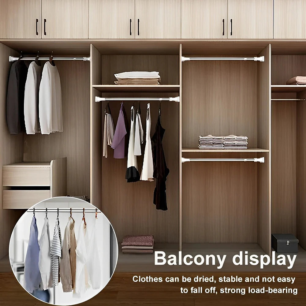 ExtendRack – Telescopic Clothes Hanger Rod