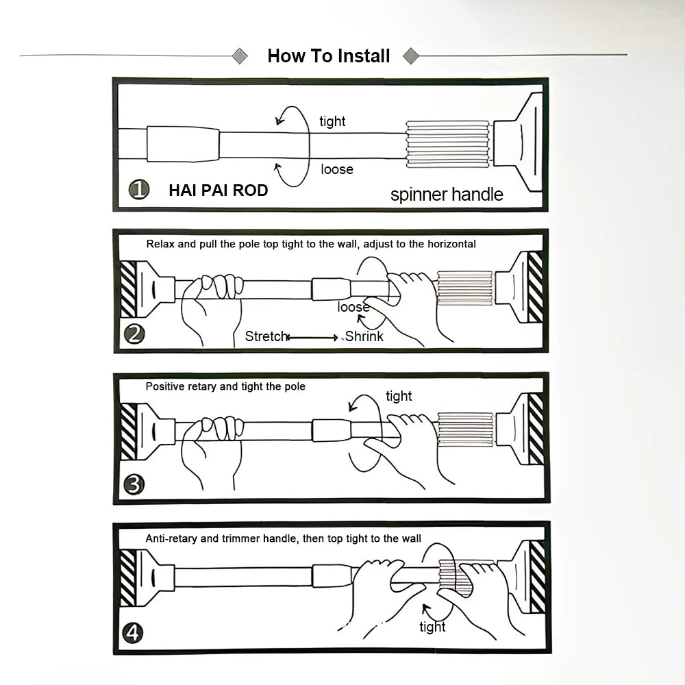 ExtendRack – Telescopic Clothes Hanger Rod