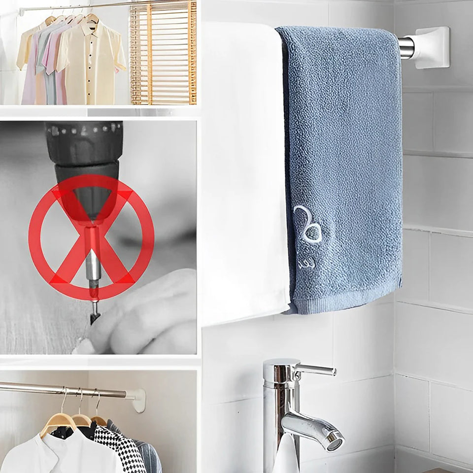 ExtendRack – Telescopic Clothes Hanger Rod