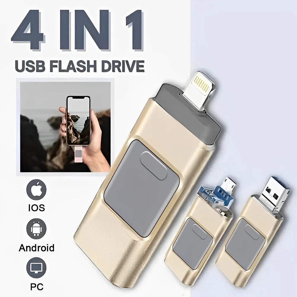 DataForge | 4-in-1 High-Speed Multi USB Drive