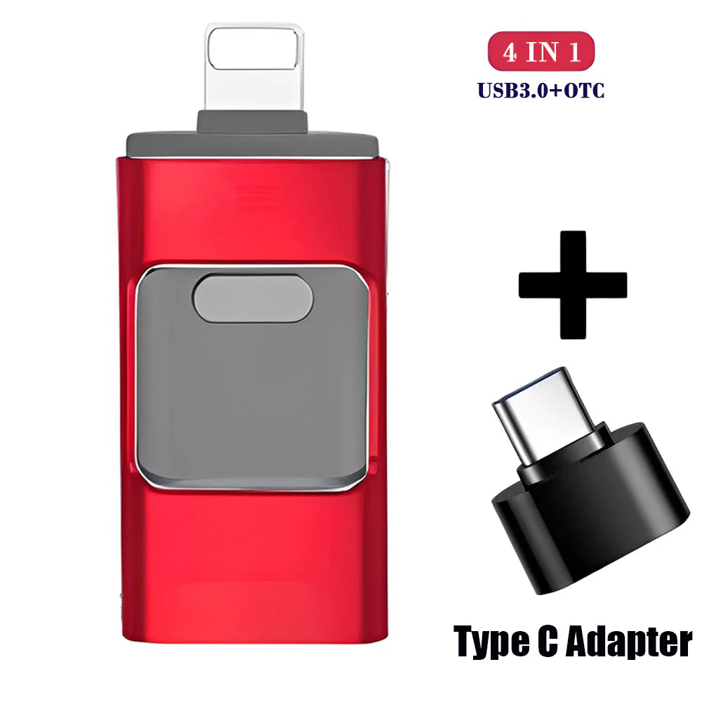 DataForge | 4-in-1 High-Speed Multi USB Drive