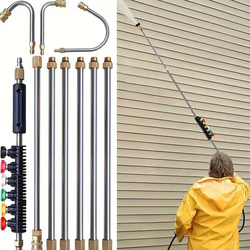 PowerJetX – Telescoping Pressure Washer Pro Set