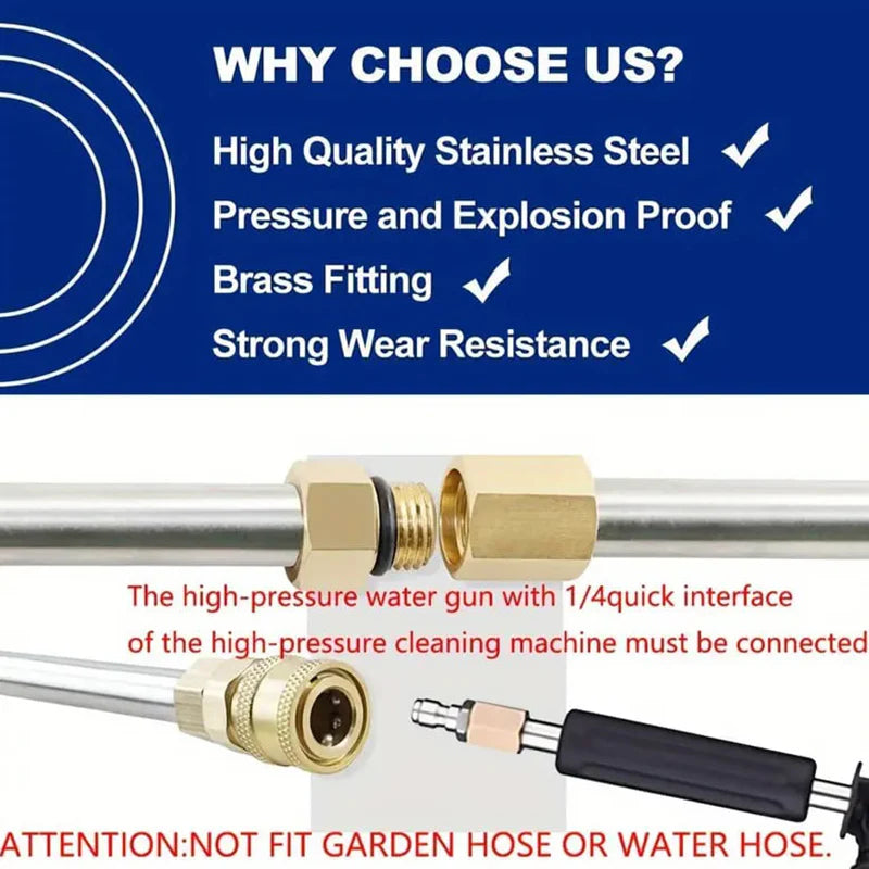 PowerJetX – Telescoping Pressure Washer Pro Set