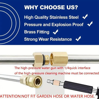 PowerJetX – Telescoping Pressure Washer Pro Set