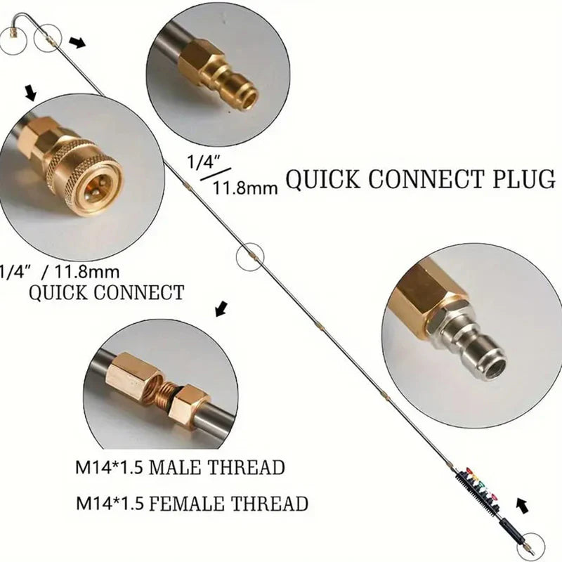 PowerJetX – Telescoping Pressure Washer Pro Set