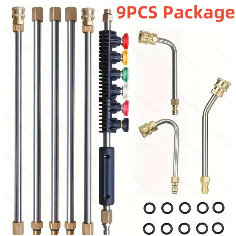 PowerJetX – Telescoping Pressure Washer Pro Set