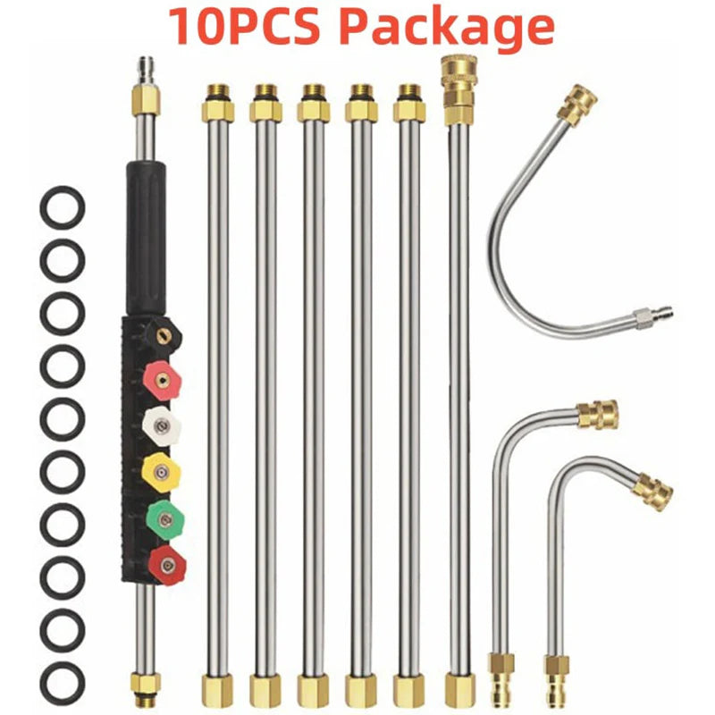 PowerJetX – Telescoping Pressure Washer Pro Set