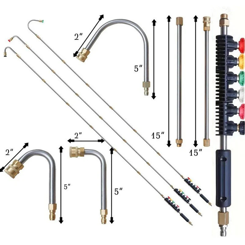 PowerJetX – Telescoping Pressure Washer Pro Set