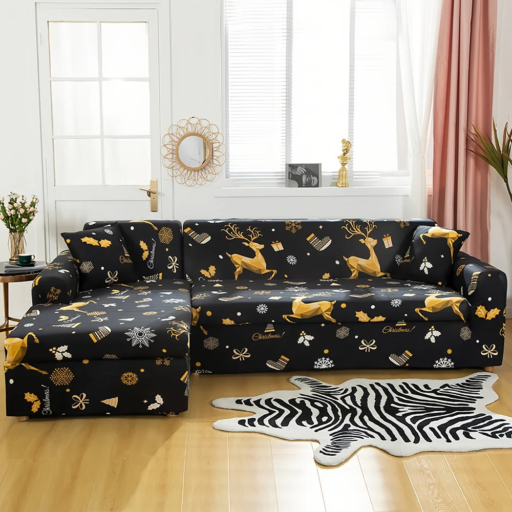 FestiveWrap – Christmas Stretch Sofa Cover