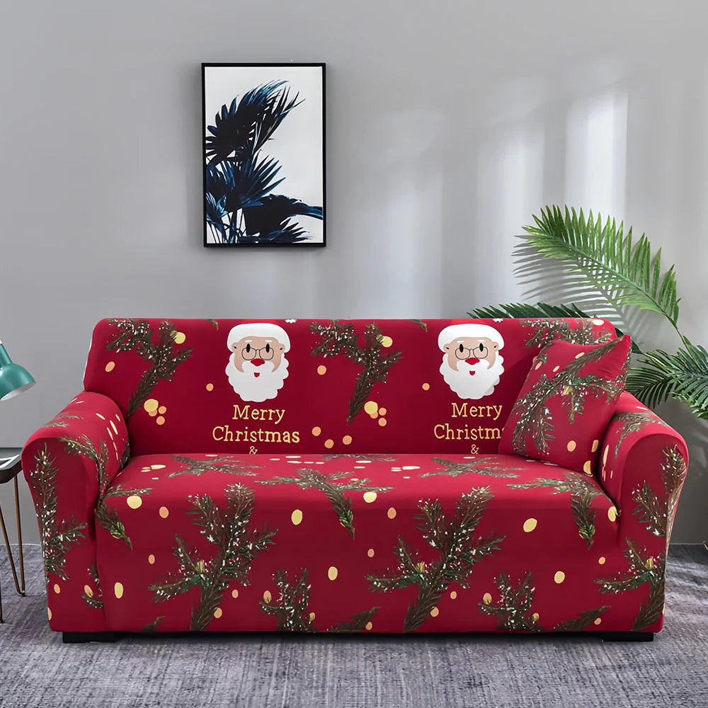 FestiveWrap – Christmas Stretch Sofa Cover