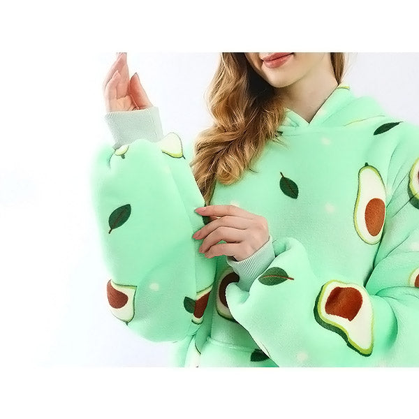 SnuggleUp - Knee-Length Hoodie Blanket for Cold Weather