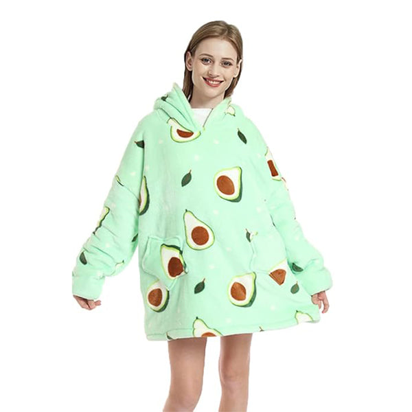 SnuggleUp - Knee-Length Hoodie Blanket for Cold Weather