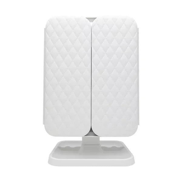 GlamView – Elegant LED Trifold Makeup Mirror