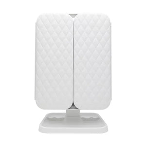 GlamView – Elegant LED Trifold Makeup Mirror