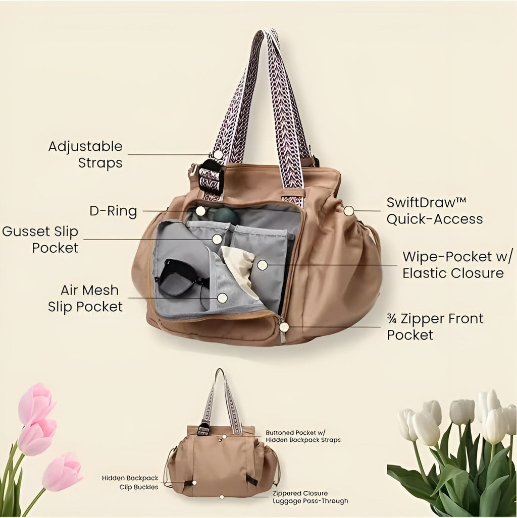 OmniFlex – Convertible Work & Travel Tote Bag