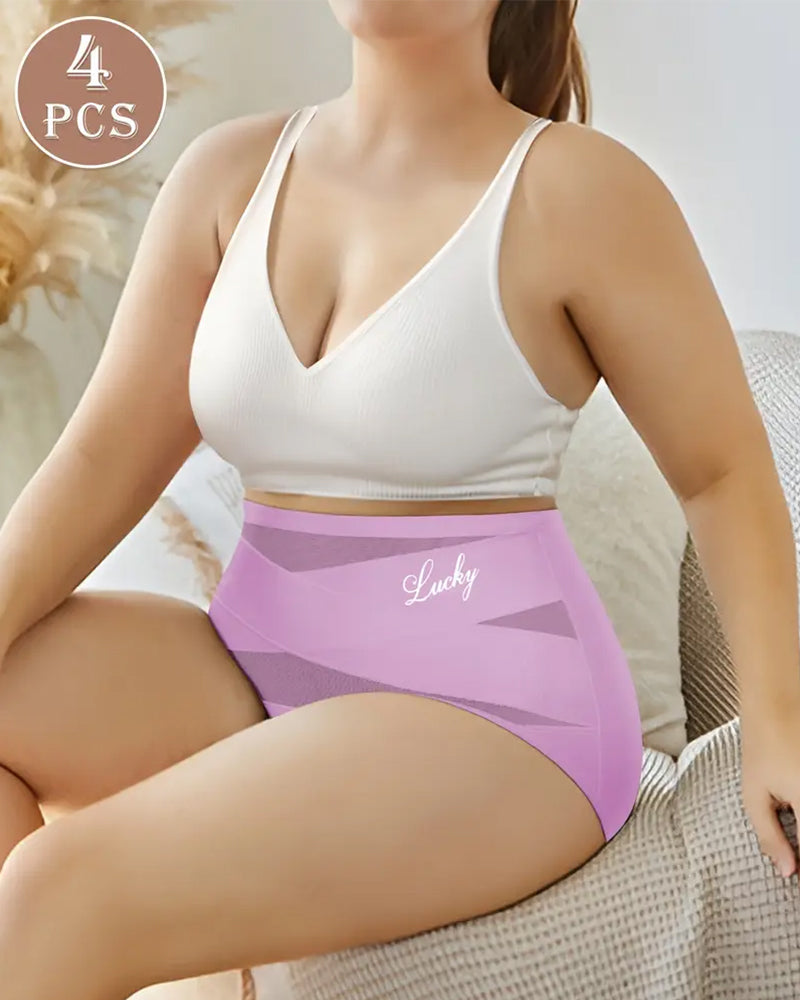 CurveLuxe – High-Waist Tummy Control Panties