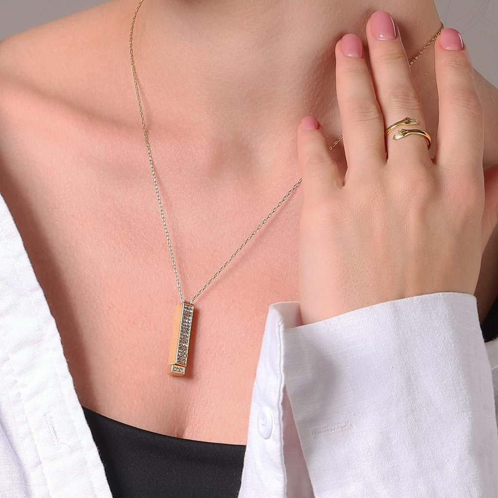 VowLuxe – “I Love You” Pendant Necklace