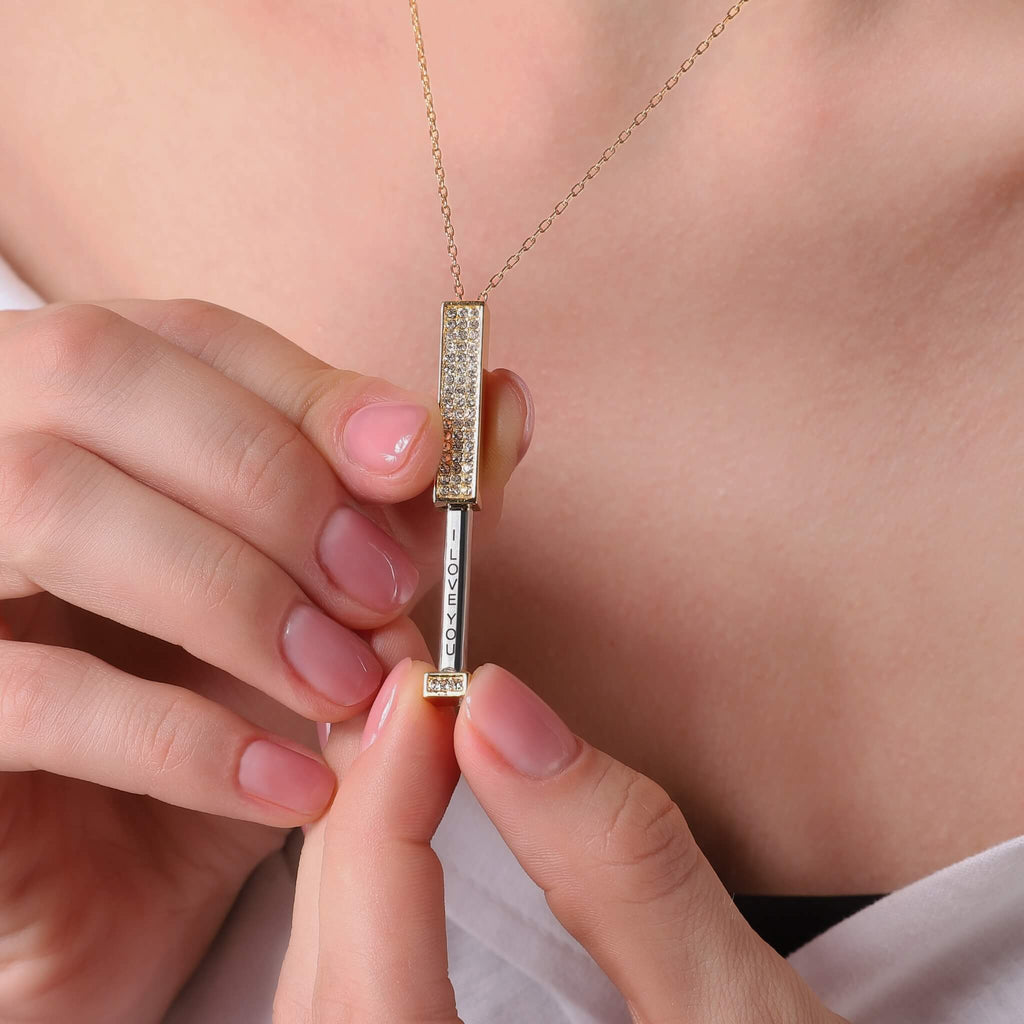 VowLuxe – “I Love You” Pendant Necklace