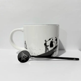 InkCharm – Hand-Drawn Peverell Brothers Mug
