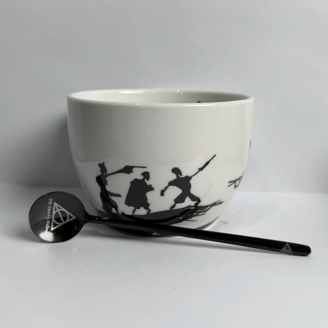 InkCharm – Hand-Drawn Peverell Brothers Mug