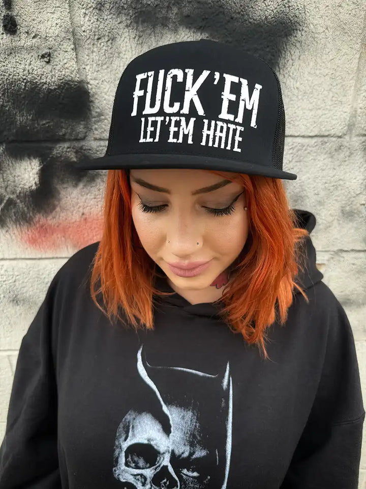 BoldShade – “LET 'EM HATE” Side Print Snapback Hat