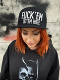 BoldShade – “LET 'EM HATE” Side Print Snapback Hat