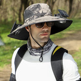 CoolShade - Solar Fan Outdoor Adventure Hat