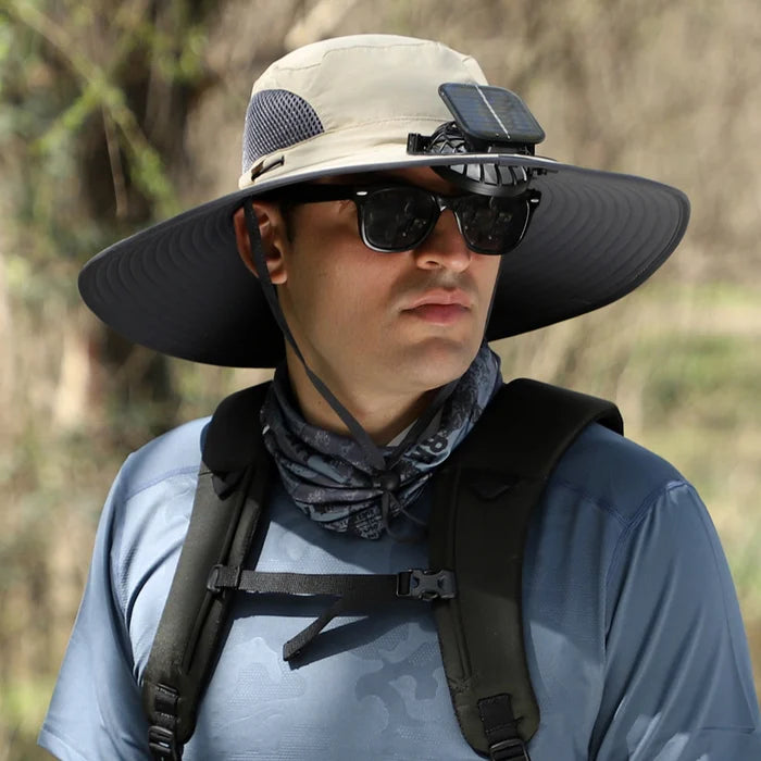 CoolShade - Solar Fan Outdoor Adventure Hat