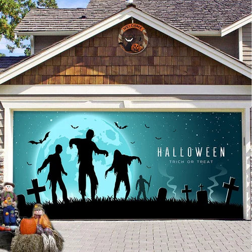 Halloween Garage Door Decoration marnetic