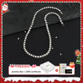 Silver 5mm Moissanite Tennis Necklace