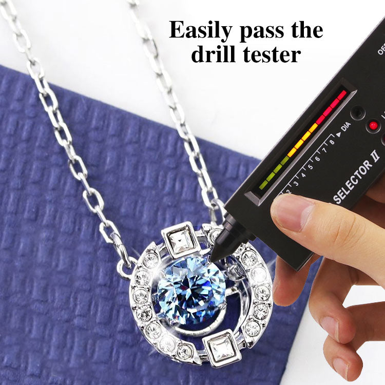 Easter promotion - Buy 1 Get 1  - Beating Heart Moissanite Necklace - GRA Certified - Free Custom Jewelry Box