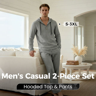 UrbanEase – Men’s Hooded 2-Piece Set