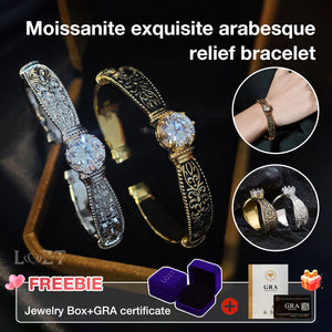 RoyalLustre – Moissanite Relief Bangle