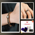 Ancient gold bracelet + ring + 2 carat certificate