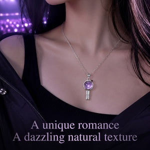MystiCore - Crystal Scepter Pendant Necklace
