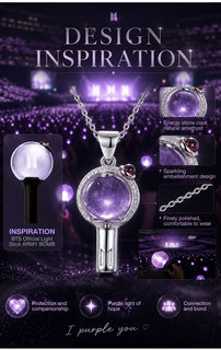MystiCore - Crystal Scepter Pendant Necklace