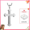 Steel Minimalist style Cross Necklace