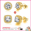 Gold 2 pairs (Square + Circle)