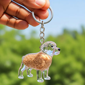 PawMemento – Dog Hair Keepsake Keychain Charm
