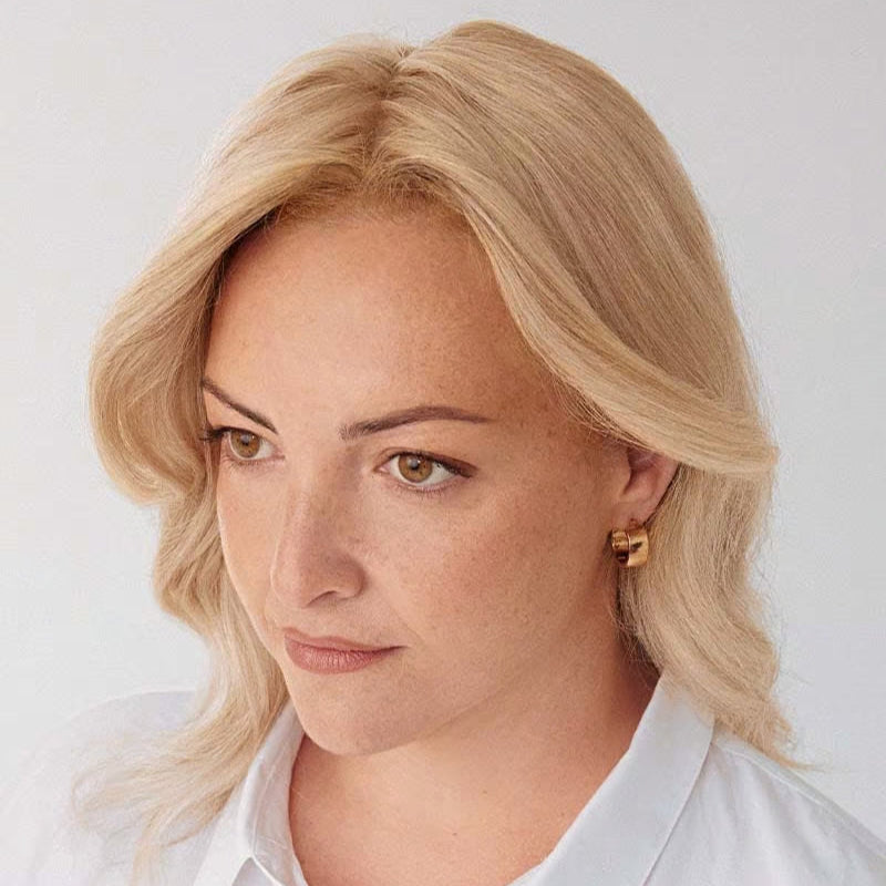 LuxeHalo – Invisible Human Hair Hairline Topper