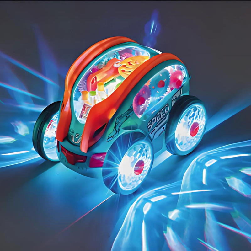 GearBlaze – LED Gear-Powered Car