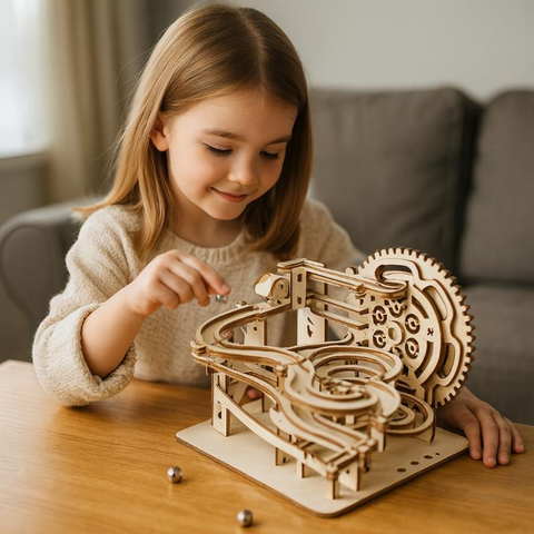 TimberTracks - Mindful Marble Run