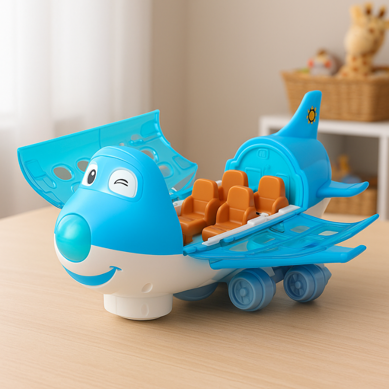 WonderWing - Electric Airplane with Figures & Tunes